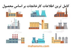 نمایش جزئیات برای کامل ترین اطلاعات کارخانجات بر اساس محصول تصویر کامل ترین اطلاعات کارخانجات بر اساس محصول